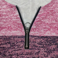 Jacquilen | Elegantes T-Shirt mit Stehkragen