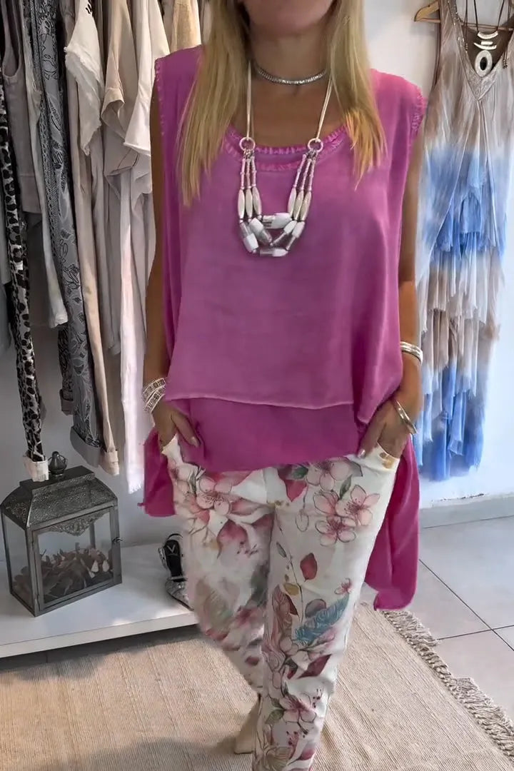 Julia | Modisches ärmelloses Outfit