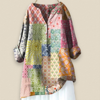 Cam | Blumige lange Bluse