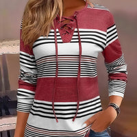 Victoria | Zeitloses gestreiftes Langarm-T-Shirt für Damen