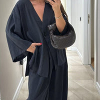 Natasha | modisches Set mit V-Ausschnitt