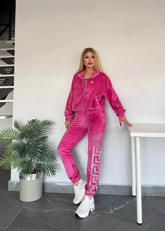 Ellie | Bequemes 3-teiliges Damen-Sportanzugset – stylisch & funktional