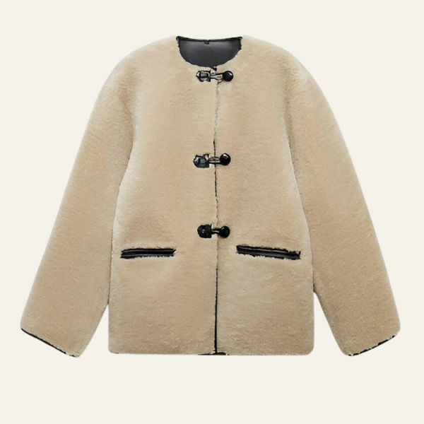 Liana™ - Eleganter Kunstpelz-Mantel