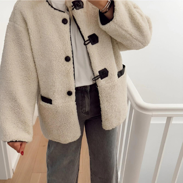 Liana™ - Eleganter Kunstpelz-Mantel