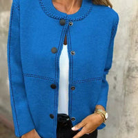 Feli | Femininer Cardigan-Pullover mit Knopfleiste