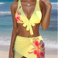 Hannah™ | Femininer Bikini mit verspieltem Blütenblatt-Design