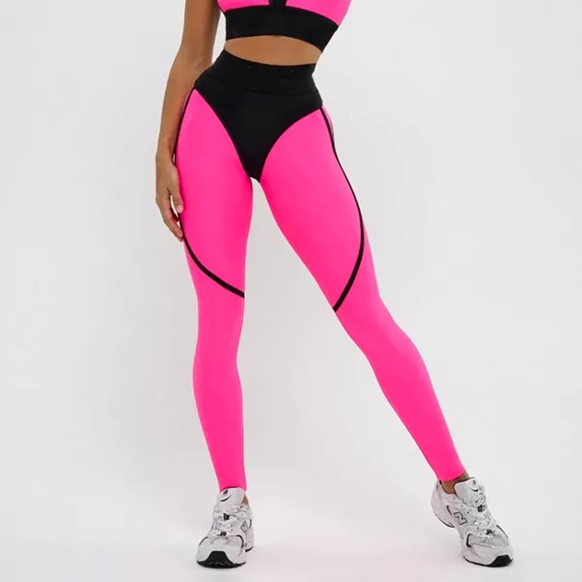 Ac | Patchwork-Leggings schnelltrocknende Hüftheber