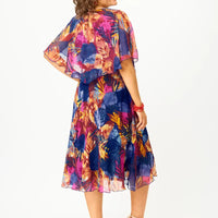 Aila | elegantes Chiffonkleid in Plus-Size