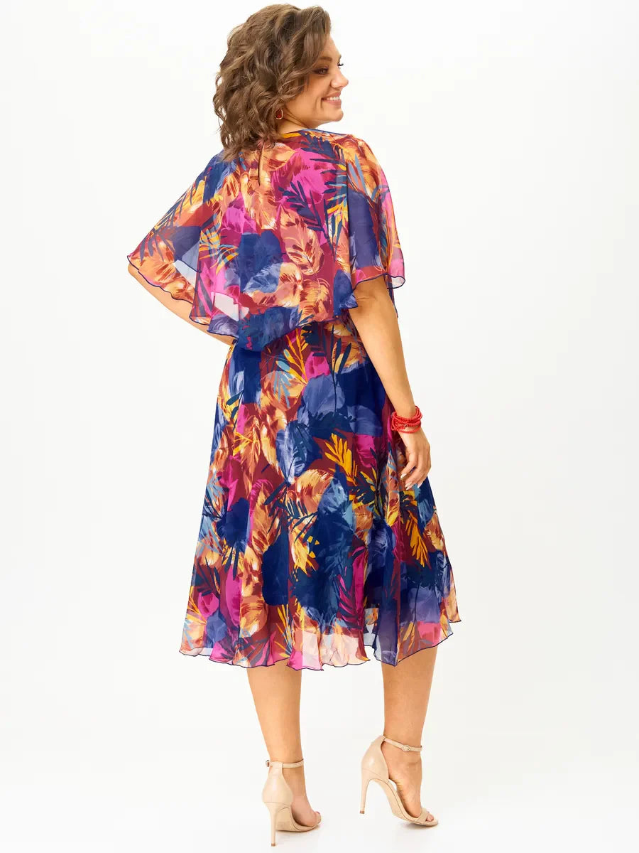 Sol | stilvolles Chiffonkleid für große Größen