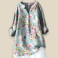 Cam | Blumige lange Bluse