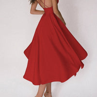 Khlea | Fließendes Maxikleid mit gekreuztem Rücken