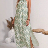 Skye | Grünes Trägerkleid