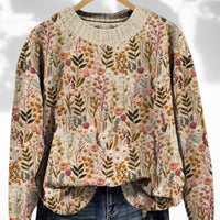 Lola™ | Bequemer geblümter Pullover