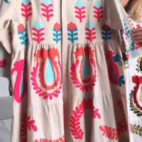 Zia | Kleid mit floralem Grafikdruck