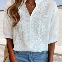 Ambri | Elegante bestickte Bluse