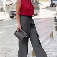 Rita | Asymmetrische Hose mit weitem Bein