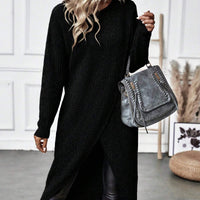 Kiara™ | Langes, Schlichtes Strickkleid für Damen