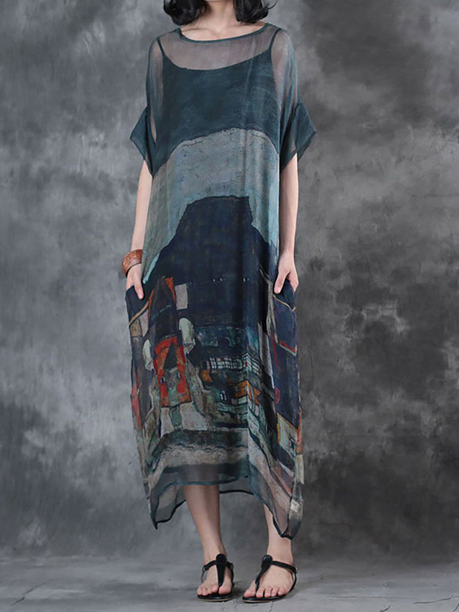 Hanny | Plus-Size Sommerkleid mit Print