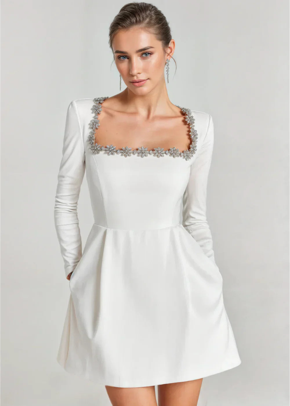 Marceline | Samt-Minikleid für Damen, chic & zeitlos