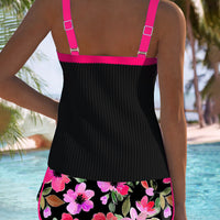 Laluna | Bequemer geblümter Tankini Combo