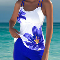 Gia | Zweiteiliger Badeanzug mit modischem Print