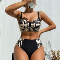 Azari | stylischer zweiteiliger Bikini mit Print