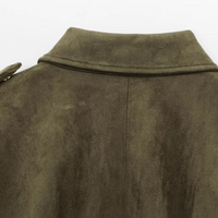 Keilani | luxuriöse Wildlederjacke mit perfekter Passform