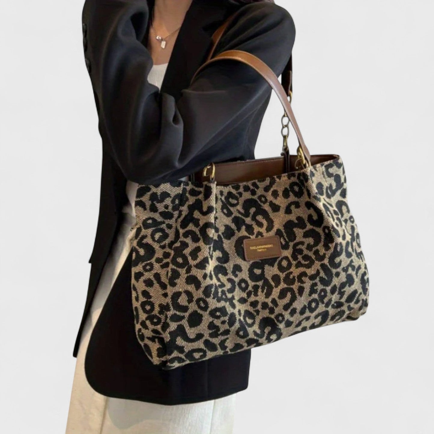 Amirra | Leopardenmuster-Shopper