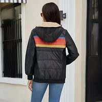 Shara | Gestreifter Sport-Hoodie