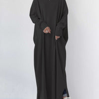 Frieda | elegantes Damenkleid mit V-Ausschnitt und langen Ärmeln