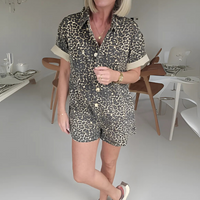 Aniyah | Stylischer Mini-Strampler mit Leopardenmuster