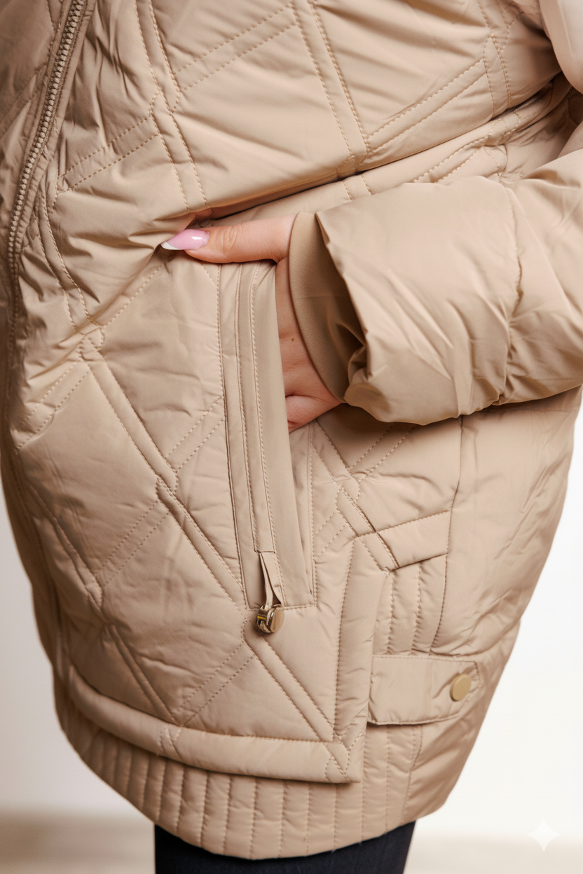 Jyca | Leichte und stilvolle Winterjacke in Übergröße