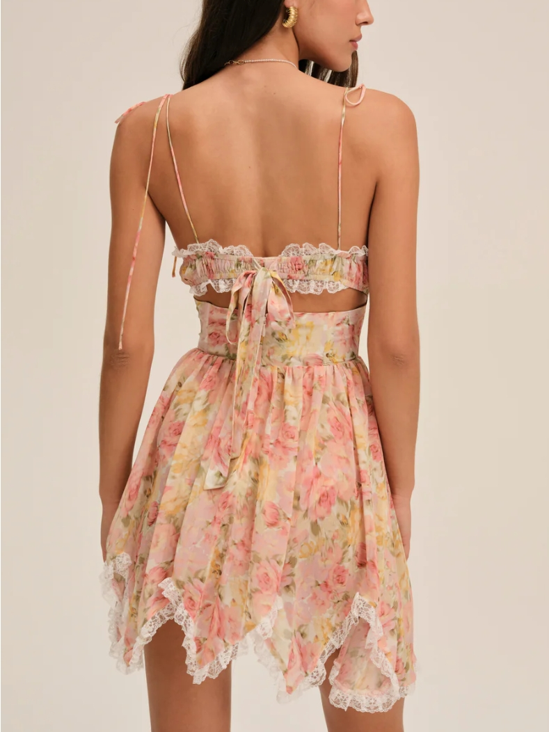 Eleanor | stilvolles Minikleid mit asymmetrischem Schnitt