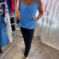 Sophie | Stylisches ärmelloses Oberteil mit Plisseedetails