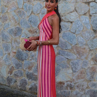 Effie | stylisches Streifenkleid mit Kreuzträgern für den perfekten Sommerlook