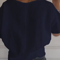 Nadia™ | Einfaches T-Shirt mit mittellangen Ärmeln