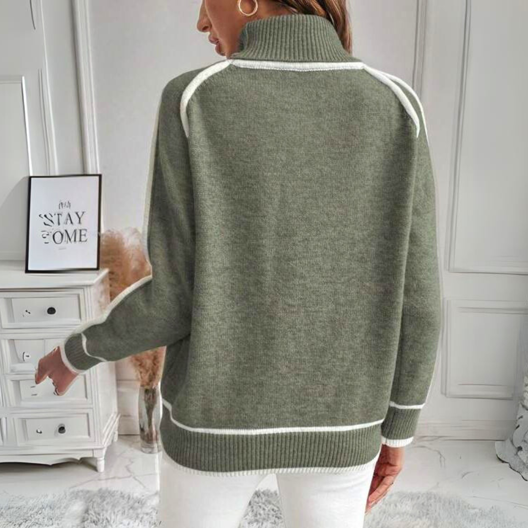 Almira | Kuscheliger Strick-Rollkragenpullover mit elegantem Design