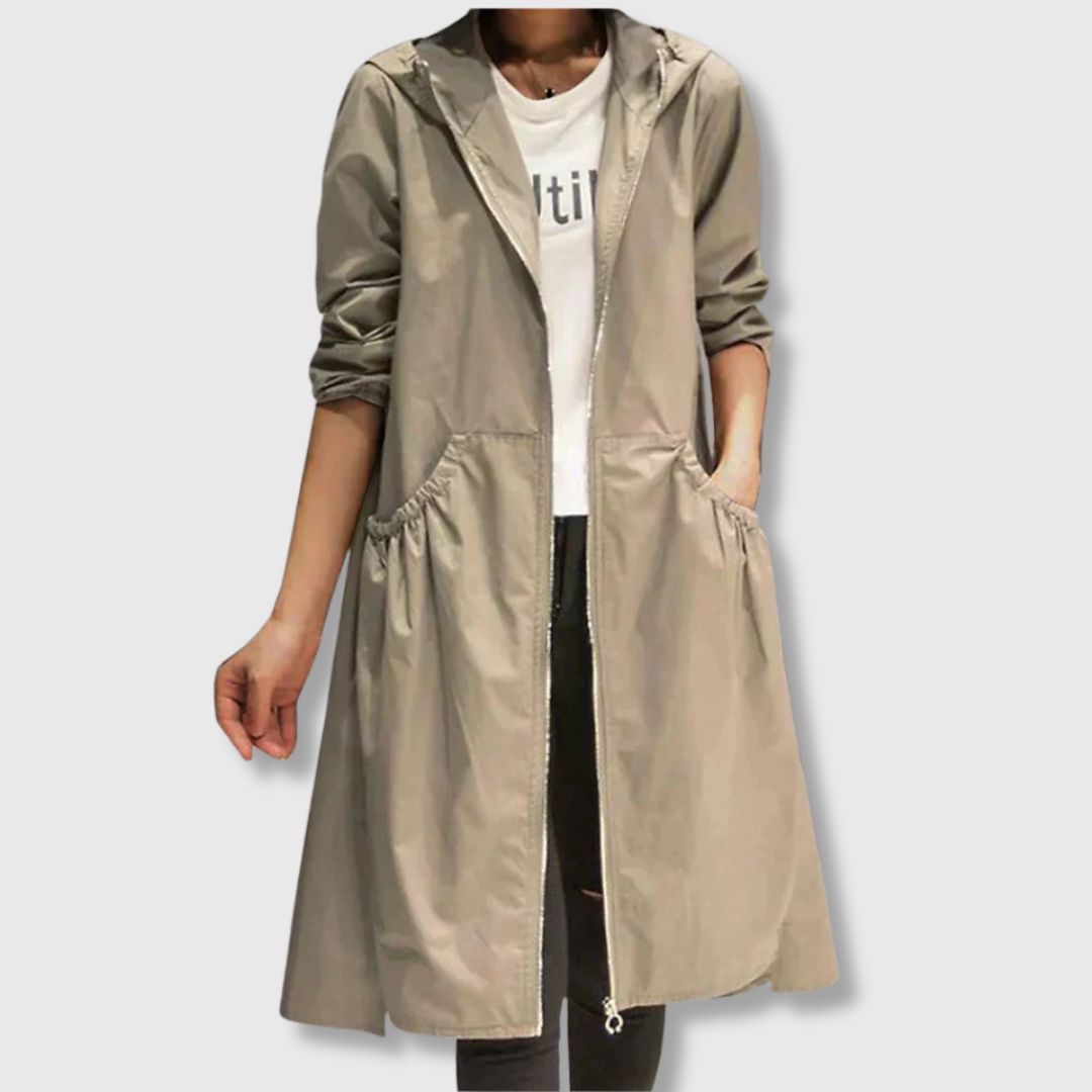 Camila | Damen-Trenchcoat, lang & elegant
