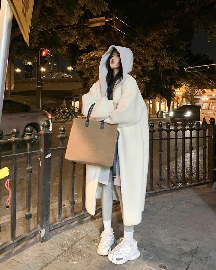 Rhea™ | Lammwoll-Hoodiejacke