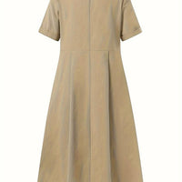 Nelian | Feminines Kleid mit Herzausschnitt und Knöpfen