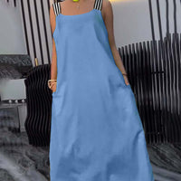 Zuri | Bequemes Kleid mit losem Schnitt und geteilten Trägern