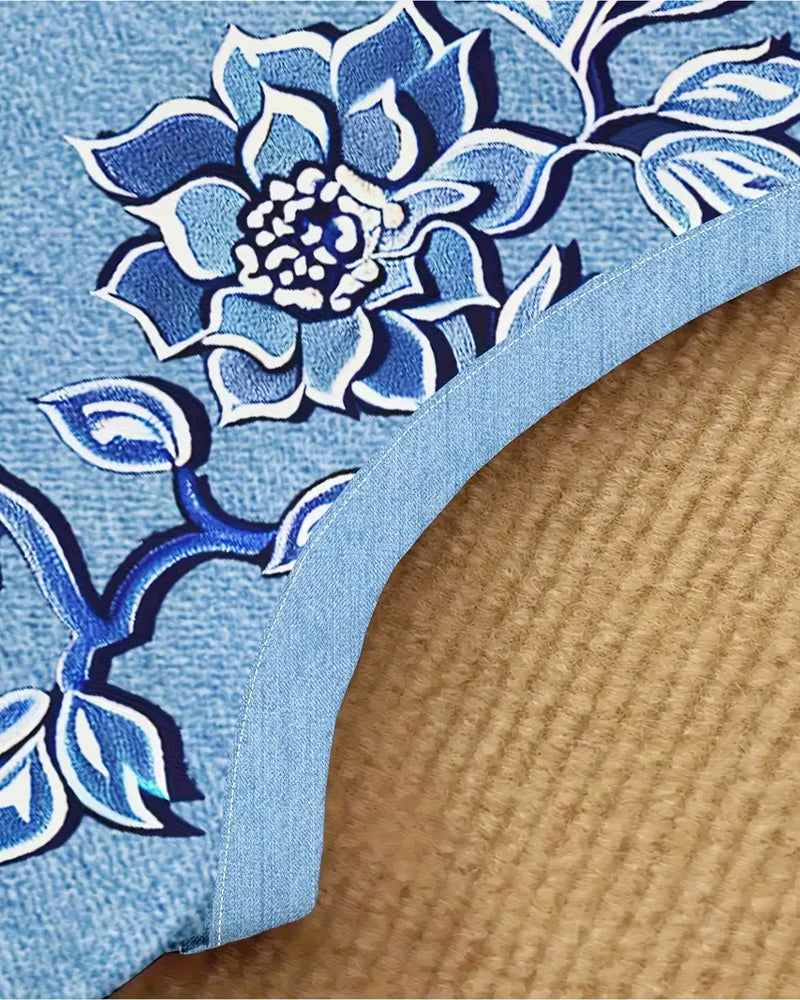 Lauren | zeitloses ärmelloses Kleid aus Kunstdenim für entspannte Tage