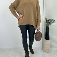 Zoryda | Strickpullover mit V-Ausschnitt