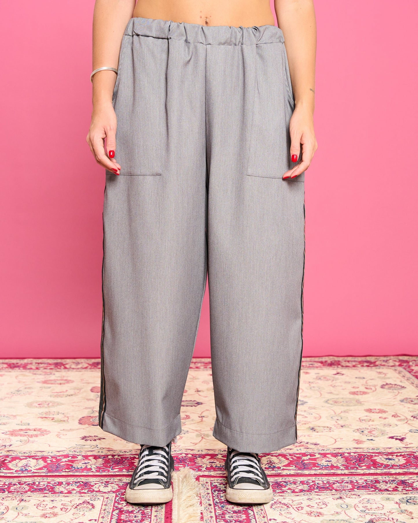 Cathie | Gerade Hose mit Seiteneinsatz