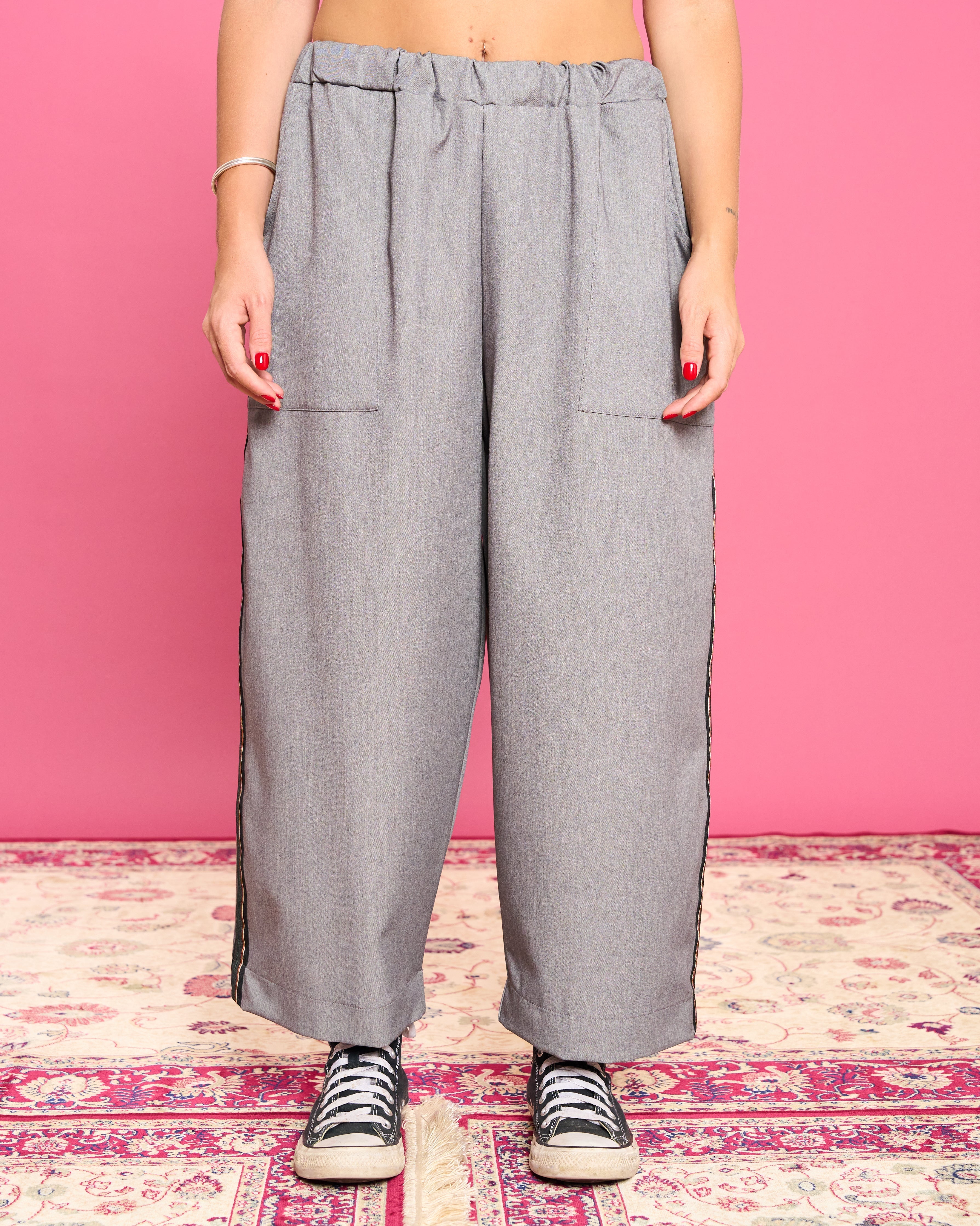 Cathie | Gerade Hose mit Seiteneinsatz