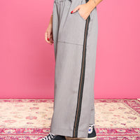 Cathie | Gerade Hose mit Seiteneinsatz