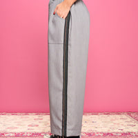 Cathie | Gerade Hose mit Seiteneinsatz