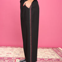 Cathie | Gerade Hose mit Seiteneinsatz