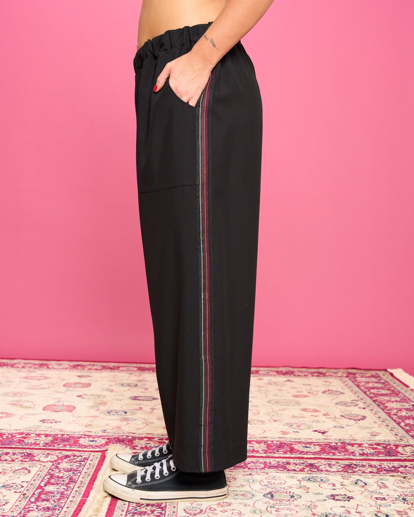 Cathie | Gerade Hose mit Seiteneinsatz