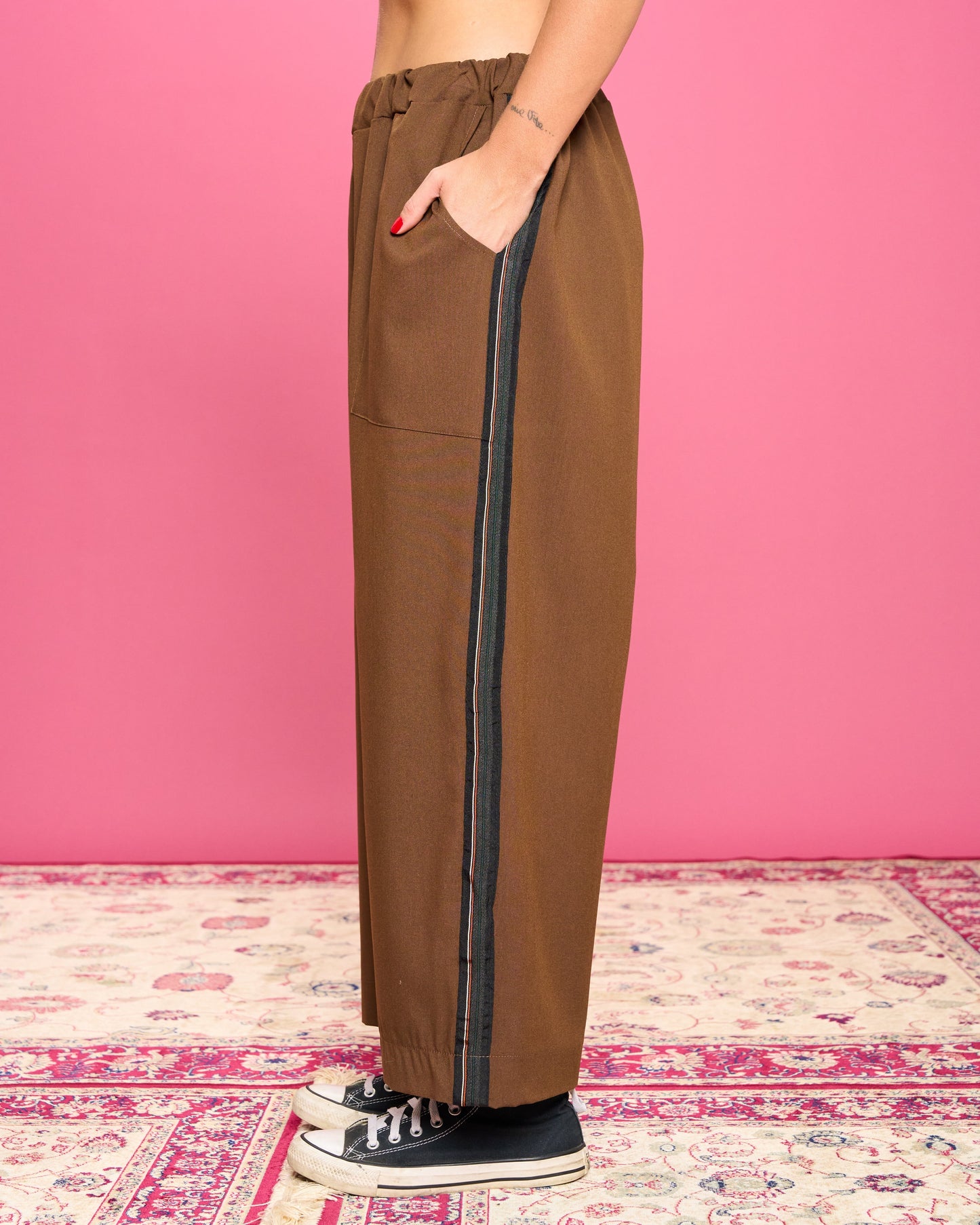 Cathie | Gerade Hose mit Seiteneinsatz